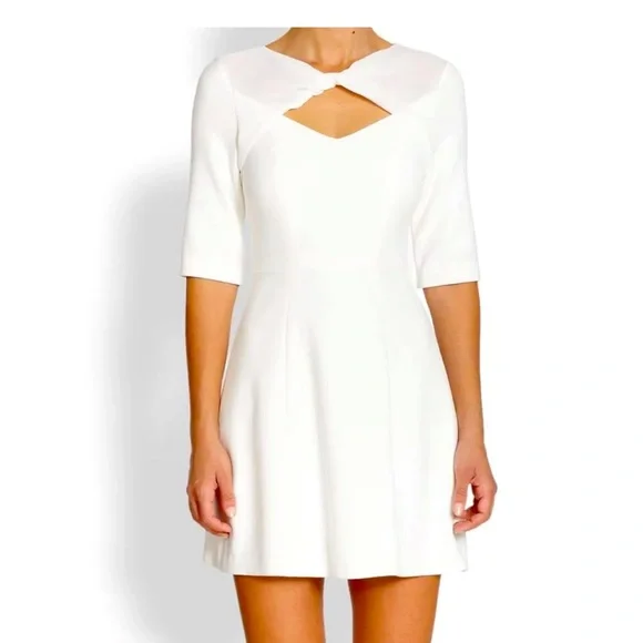 BCBG | Dresses | Bcbg White Cocktail Dress Size 2 Great Condition | Poshmark